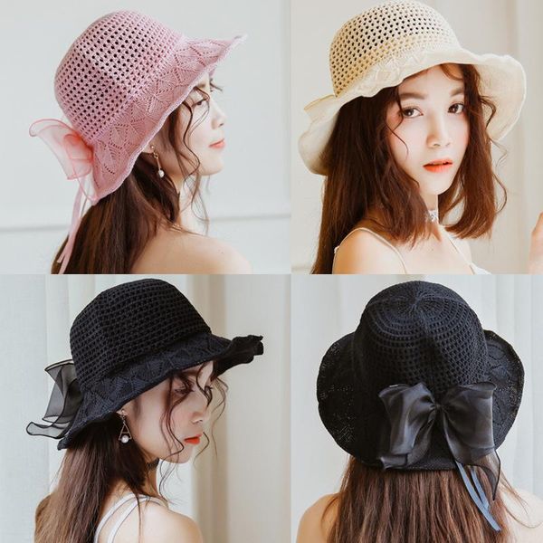ladies hat sunshade korean summer big bow fashion sunscreen net cap cotton and linen breathable knitted basin wide brim hats, Blue;gray
ladies hat sunshade korean summer big bow fashion sunscreen net cap cotton and linen breathable knitted basin wide brim hats, Blue;gray