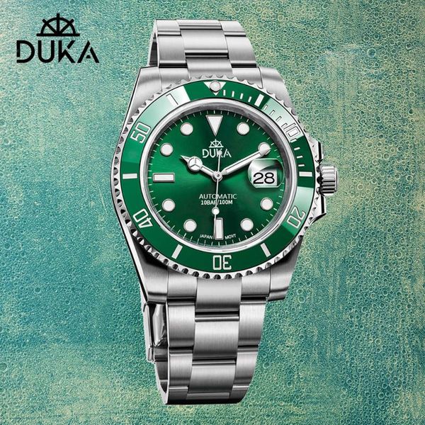 wristwatches duka 2021 men's watch nh35 mens mechanical stainless steel automatic date luminous clock reloj hombre, Slivery;brown
wristwatches duka 2021 men's watch nh35 mens mechanical stainless steel automatic date luminous clock reloj hombre, Slivery;brown