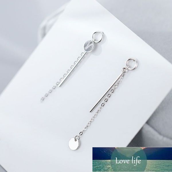 925 sterling silver asymmetric round disc strip long tassel earrings for women geometric dangle earring jewelry s-e1184, Golden
925 sterling silver asymmetric round disc strip long tassel earrings for women geometric dangle earring jewelry s-e1184, Golden