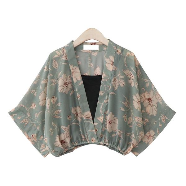 ethnic clothing kimono for women japanese style gentle v-neck floral printing chiffon thin soft loose sleeve elegant ladies bat shirt 2, Red
ethnic clothing kimono for women japanese style gentle v-neck floral printing chiffon thin soft loose sleeve elegant ladies bat shirt 2, Red