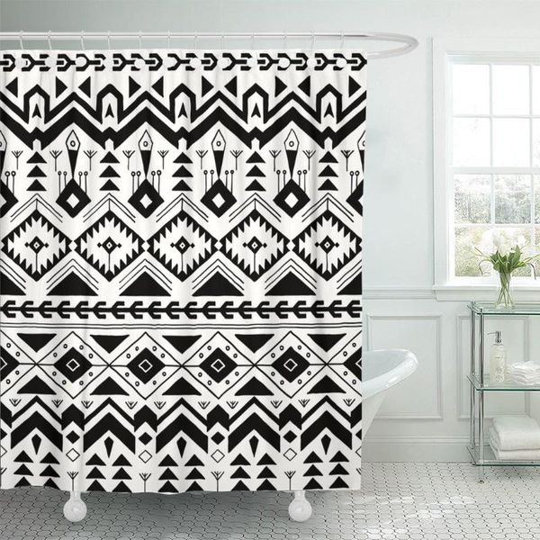 shower curtains aztec tribal pattern in style black and white ethnic geometric curtain waterproof polyester fabric 72 x inches set
shower curtains aztec tribal pattern in style black and white ethnic geometric curtain waterproof polyester fabric 72 x inches set