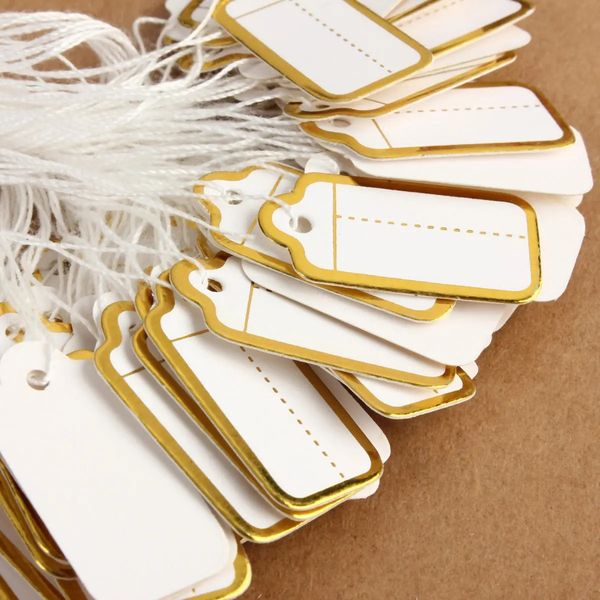 labels tie string strung price tickets tags jewelrys watch cloth display diy jewelry - gold
labels tie string strung price tickets tags jewelrys watch cloth display diy jewelry - gold
