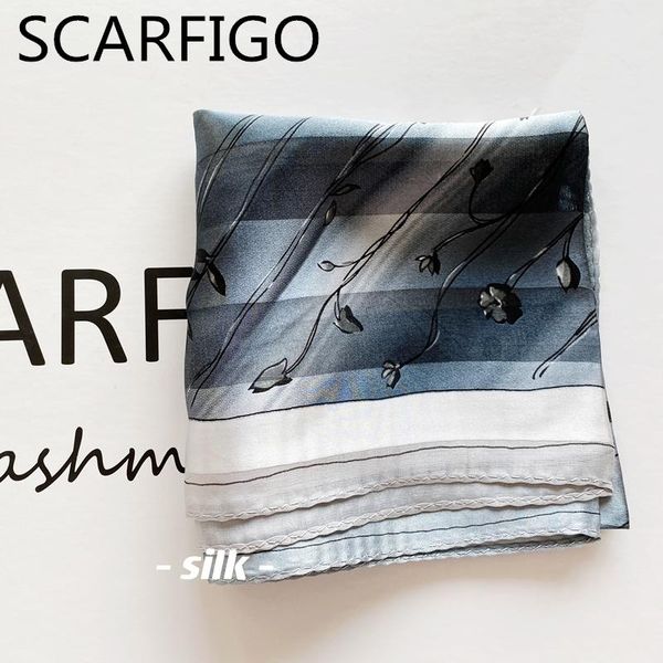 scarves scarfigo 50*50cm 2021 printing silk style headscarf women's fashion small square scarf, Blue;gray
scarves scarfigo 50*50cm 2021 printing silk style headscarf women's fashion small square scarf, Blue;gray