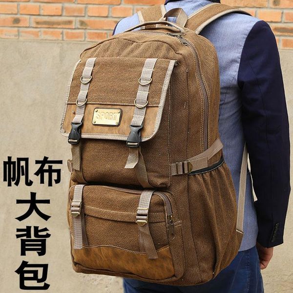 backpack 50 liters large capacity canvas men's travel bag outdoor hiking casual fashion tide 16 inch computer
backpack 50 liters large capacity canvas men's travel bag outdoor hiking casual fashion tide 16 inch computer