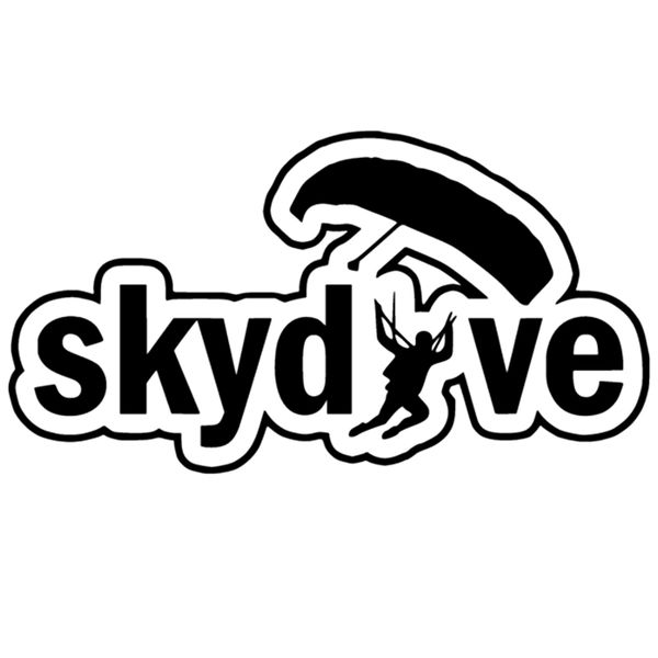 skydive funny car sticker vinyl decal white/black for auto car stickers styling car decoration
skydive funny car sticker vinyl decal white/black for auto car stickers styling car decoration