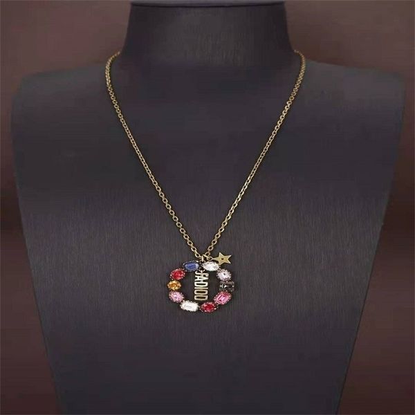 special offer designer jewelry 2021 letter five pointed star colored stone necklace brass sweater neck chain female 3p62, Silver
special offer designer jewelry 2021 letter five pointed star colored stone necklace brass sweater neck chain female 3p62, Silver