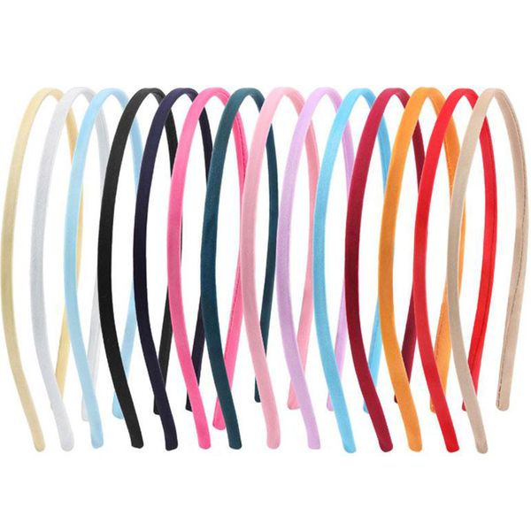 5mm handmade wrap hairbands for women girls children solid color headbands party club fashion accessories, Silver
5mm handmade wrap hairbands for women girls children solid color headbands party club fashion accessories, Silver