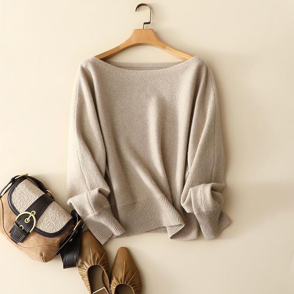 100% cashmere slash neck sweaters women europe fashion batwing sleeve chic pullovers knitted warm knitwear female women's, White;black
100% cashmere slash neck sweaters women europe fashion batwing sleeve chic pullovers knitted warm knitwear female women's, White;black