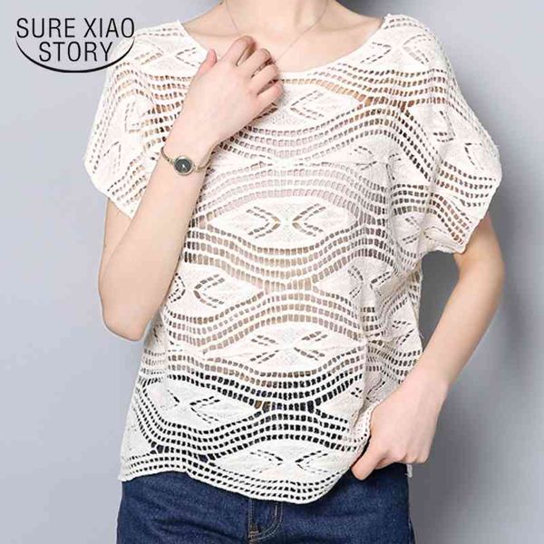 womens and blouses blusas mujer de moda hollow lace blouse women shirts short sleeve women camisas mujer 4142 50 210528, White
womens and blouses blusas mujer de moda hollow lace blouse women shirts short sleeve women camisas mujer 4142 50 210528, White