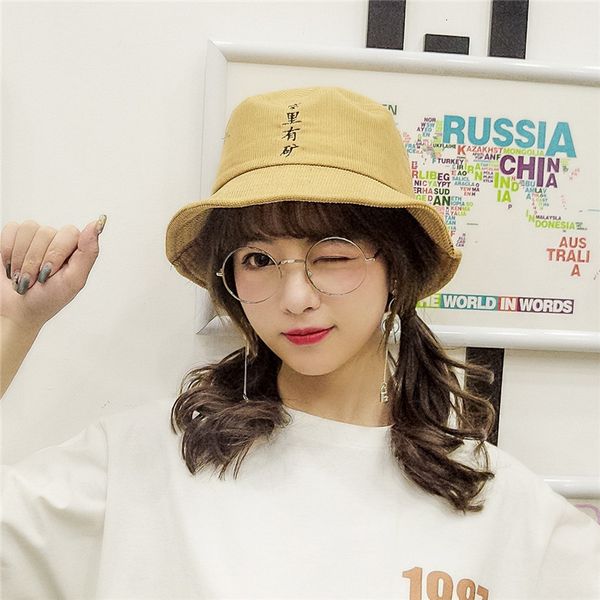 fisherman's hat women's summer wear casual corduroy literature and art mask sun hat 
fisherman's hat women's summer wear casual corduroy literature and art mask sun hat