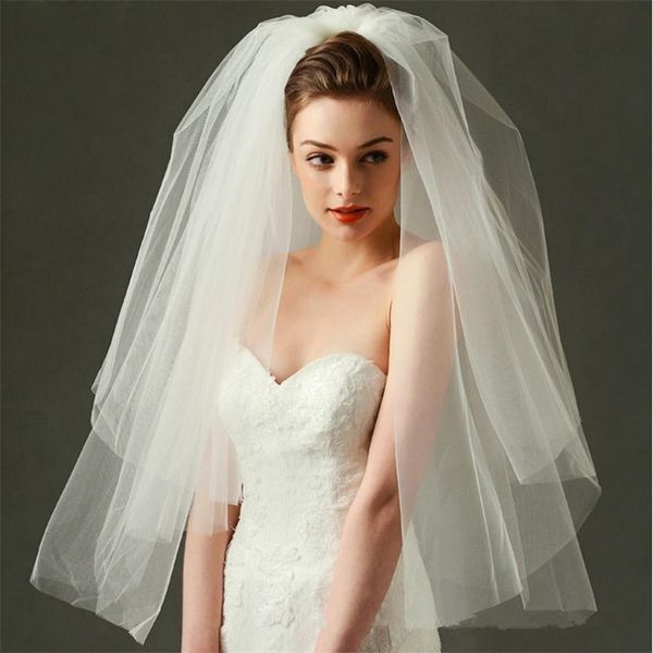 bridal veils romantic korean style short two-layer wedding with combs simple & elegant organza velo novia, Black
bridal veils romantic korean style short two-layer wedding with combs simple & elegant organza velo novia, Black