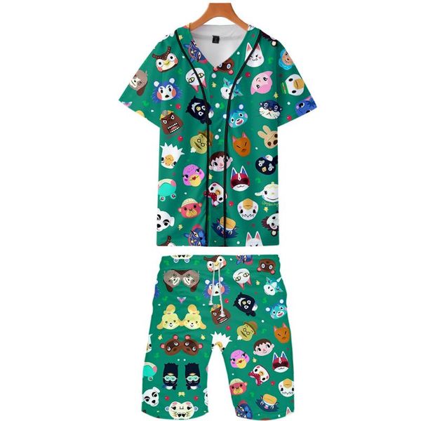 men's tracksuits animal crossing funny 3d two piece set fashion summer baseball t-shirts+beach shorts 2021 casual suitable streetwear c, Gray
men's tracksuits animal crossing funny 3d two piece set fashion summer baseball t-shirts+beach shorts 2021 casual suitable streetwear c, Gray