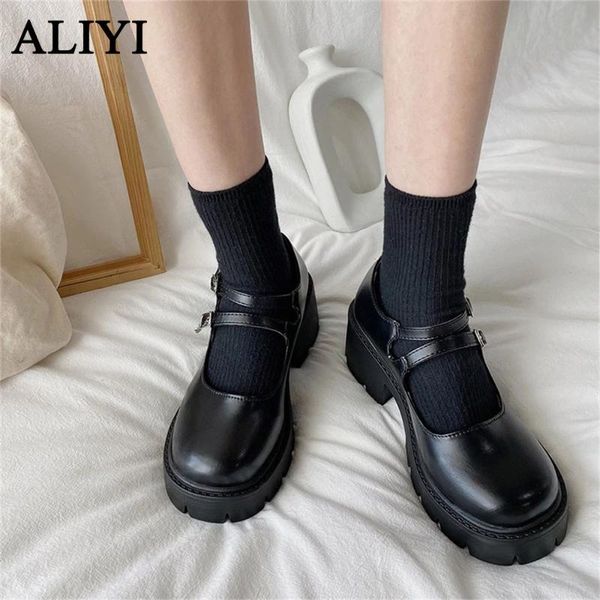british style pumps 2021 spring fashion buckle black squre heel ladies platform shoes waterproof dress female leather
british style pumps 2021 spring fashion buckle black squre heel ladies platform shoes waterproof dress female leather