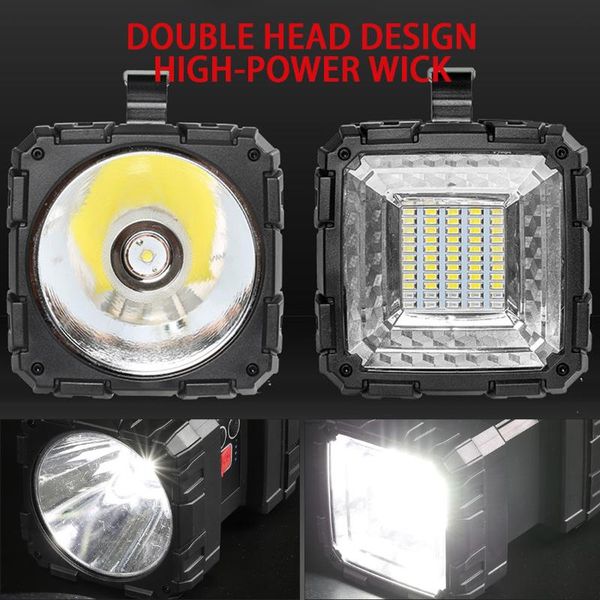 flashlights torches 60w led waterproof rechargeable double head searchlight handheld work light super bright spotlight + floodlig
flashlights torches 60w led waterproof rechargeable double head searchlight handheld work light super bright spotlight + floodlig