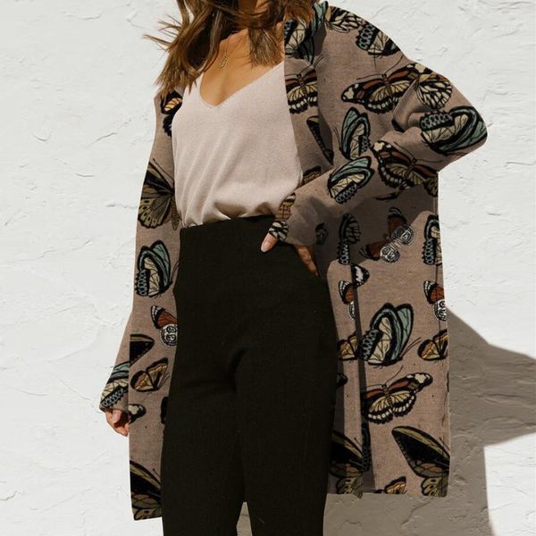 women's suits & blazers punk style retro brown butterfly cardigan long coats elegant office lady colorful blazer jacket for women 2021, White;black
women's suits & blazers punk style retro brown butterfly cardigan long coats elegant office lady colorful blazer jacket for women 2021, White;black