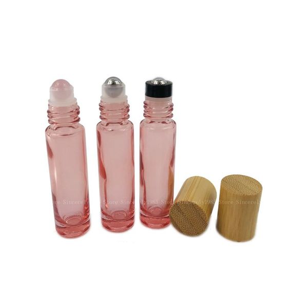 storage bottles & jars 10x 10ml bamboo cover thick pink glass essential oil roller bottle metal, crystal, black perfume fragrance
storage bottles & jars 10x 10ml bamboo cover thick pink glass essential oil roller bottle metal, crystal, black perfume fragrance