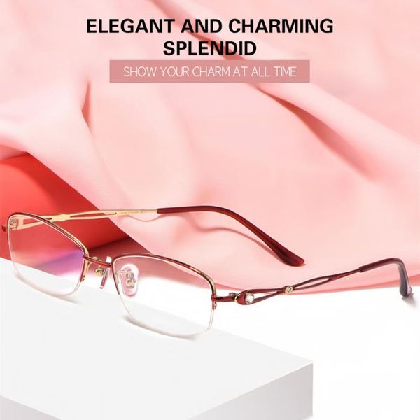 women's glasses myopia reading eyeglasses pure titanium blue light retro small prescription computer half-rim frame oculos fashion sung, Black
women's glasses myopia reading eyeglasses pure titanium blue light retro small prescription computer half-rim frame oculos fashion sung, Black