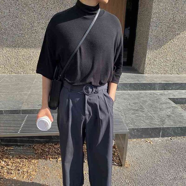 men's t-shirts pure color high neck t-shirt korean fashion loose casual harajuku streetwear all-match short-sleeved cv5t, White;black
men's t-shirts pure color high neck t-shirt korean fashion loose casual harajuku streetwear all-match short-sleeved cv5t, White;black