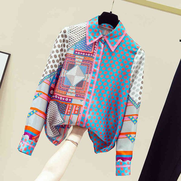runway style autumn fashion women's turn down collar long sleeves dot print shirt female ladies shirts blouse a3663 210428, White
runway style autumn fashion women's turn down collar long sleeves dot print shirt female ladies shirts blouse a3663 210428, White