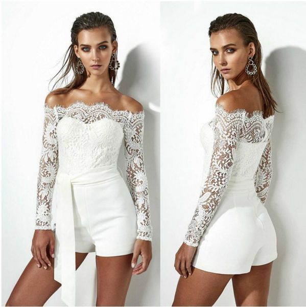 uguest solid long sleeve lace women rompers skinny sashes strapless shoulder jumpsuits bodysuit summer, Black;white
uguest solid long sleeve lace women rompers skinny sashes strapless shoulder jumpsuits bodysuit summer, Black;white