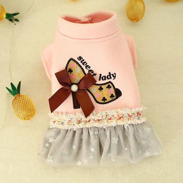 dog apparel pet cat dresses for 2021 autumn and winter est girl clothes with small bow decor pink color woolen cloth skirt dogs
dog apparel pet cat dresses for 2021 autumn and winter est girl clothes with small bow decor pink color woolen cloth skirt dogs