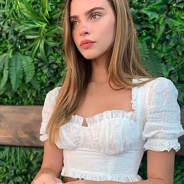 women's blouses & shirts puff short-sleeved women summer white cropped ruffled ruched shirt square neck short pullover femme blusas 
women's blouses & shirts puff short-sleeved women summer white cropped ruffled ruched shirt square neck short pullover femme blusas