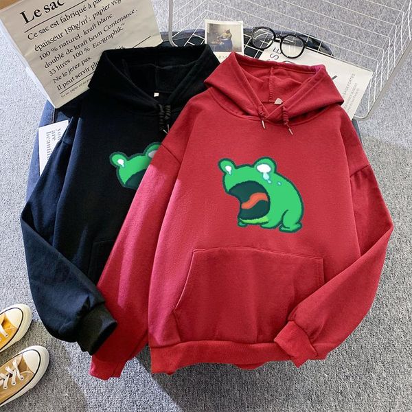 sad frog long sleeve oversized hoodies women hooded sweatshirt jacket drawstring hoodie sweetshirts big size punk clothes women's & swe, Black
sad frog long sleeve oversized hoodies women hooded sweatshirt jacket drawstring hoodie sweetshirts big size punk clothes women's & swe, Black