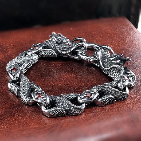 link, chain double faucet men's bracelet trend personality fashion keel accessories gift jewelry, Black
link, chain double faucet men's bracelet trend personality fashion keel accessories gift jewelry, Black