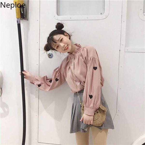 neploe women blouses fashion puff sleeve female shirt heart embroidery korean clothes blouse white pink shirts 38325 210401
neploe women blouses fashion puff sleeve female shirt heart embroidery korean clothes blouse white pink shirts 38325 210401