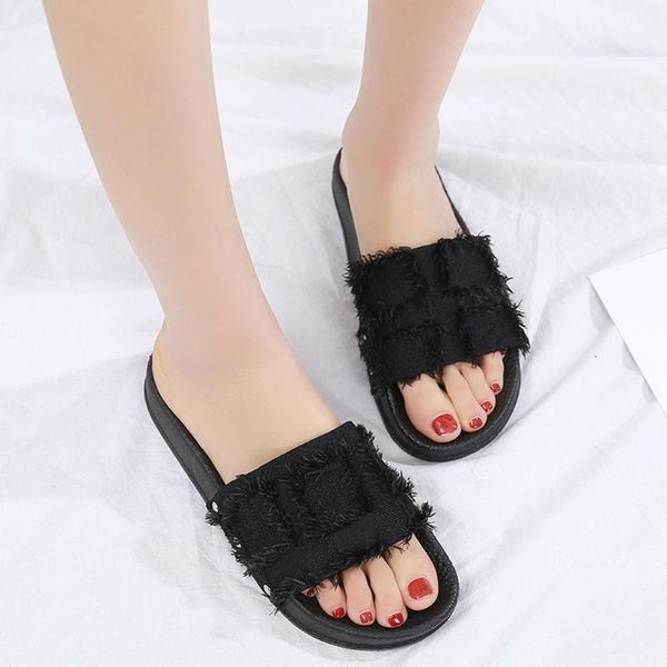 slippers women slipper summer retro rome fashion casual home beach shoes women's flip flops outdoor flat, Black 
slippers women slipper summer retro rome fashion casual home beach shoes women's flip flops outdoor flat, Black