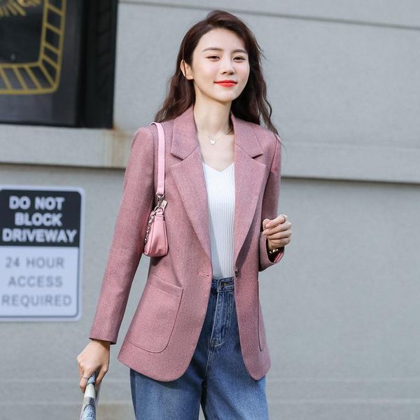 women's suits & blazers s-4xl plus size autumn and winter office professional suit pocket slim temperament long sleeve jacket high qual, White;black
women's suits & blazers s-4xl plus size autumn and winter office professional suit pocket slim temperament long sleeve jacket high qual, White;black
