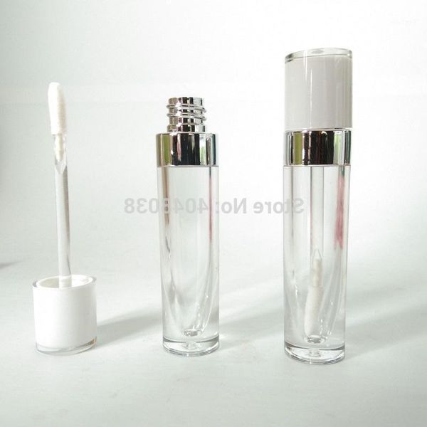 storage bottles & jars 6.5ml empty round lip gloss tube white cap with clear bottle plastic cosmetic packaging containers tubes 50pcs/lot
storage bottles & jars 6.5ml empty round lip gloss tube white cap with clear bottle plastic cosmetic packaging containers tubes 50pcs/lot