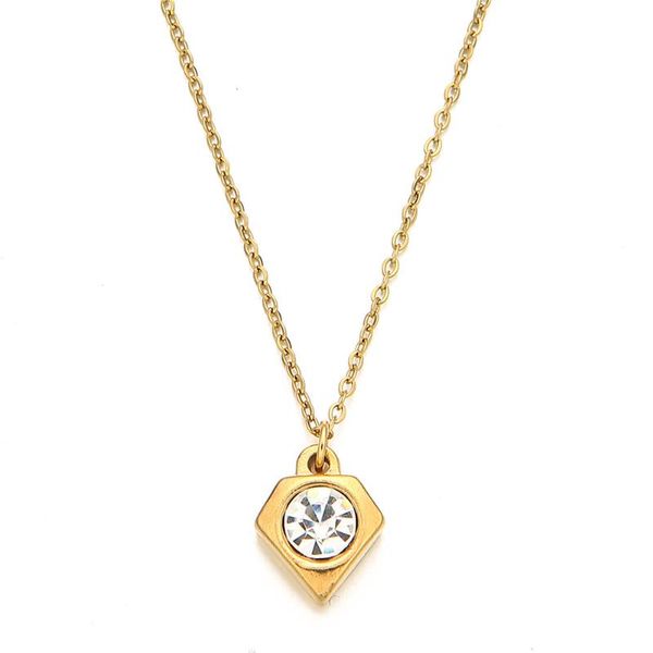 fashion stainless steel shiny pentagon crystal rhombus pendant necklace for woman love choker jewelry valentines day gift necklaces, Silver
fashion stainless steel shiny pentagon crystal rhombus pendant necklace for woman love choker jewelry valentines day gift necklaces, Silver