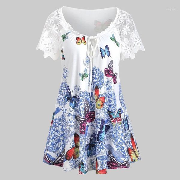 women butterfly floral elegant summer t-shirt casual loose lace womens short o-neck female graphic long #t2g women's, White
women butterfly floral elegant summer t-shirt casual loose lace womens short o-neck female graphic long #t2g women's, White
