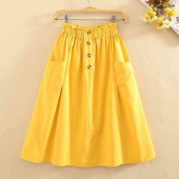 skirts summer cotton preppy midi korean front pocket cool elastic waist single-breasted buttons a-line below kee skirts, Black
skirts summer cotton preppy midi korean front pocket cool elastic waist single-breasted buttons a-line below kee skirts, Black
