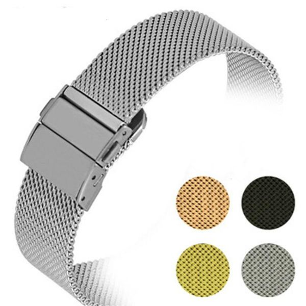 watch bands universal stainless steel watchband 16mm 18mm 20mm 22mm band braid milanese strap 4 colors avaliable, Black;brown
watch bands universal stainless steel watchband 16mm 18mm 20mm 22mm band braid milanese strap 4 colors avaliable, Black;brown