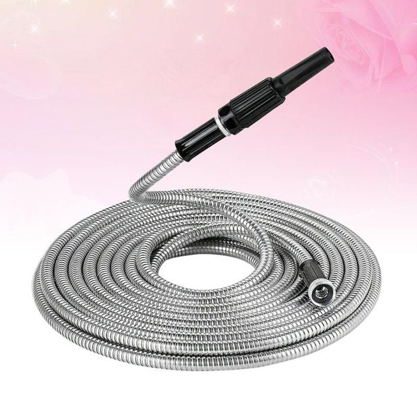 watering equipments 25ft stainless steel lightweight garden hose heavy duty metal water pipe spray nozzle home silver
watering equipments 25ft stainless steel lightweight garden hose heavy duty metal water pipe spray nozzle home silver