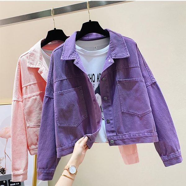 women's jackets sedutmo autumn oversize denim jacket women short boyfriend jean coat streetwear winter harajuku basic outerwear ed1169, Black;brown
women's jackets sedutmo autumn oversize denim jacket women short boyfriend jean coat streetwear winter harajuku basic outerwear ed1169, Black;brown