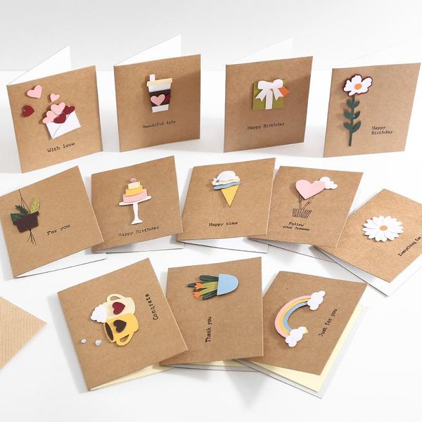 greeting cards 12 styles kraft mini for you card brown 3d flower gift message thank birthday favor
greeting cards 12 styles kraft mini for you card brown 3d flower gift message thank birthday favor