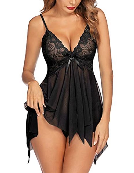 lingerie for women lace set babydoll sleepwear boudoir outfits plus size langeray s-5xl, Black;white
lingerie for women lace set babydoll sleepwear boudoir outfits plus size langeray s-5xl, Black;white