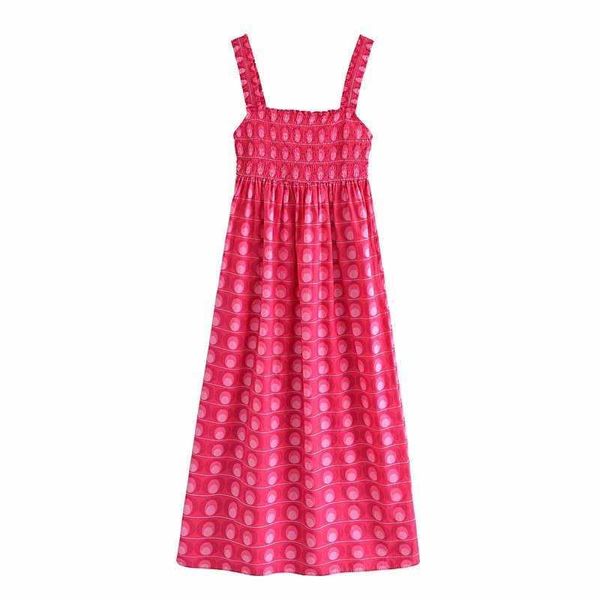 summer vintage printed dress women straps smocked side pockets midi dresses casual woman robe femme 210709, Black;gray
summer vintage printed dress women straps smocked side pockets midi dresses casual woman robe femme 210709, Black;gray