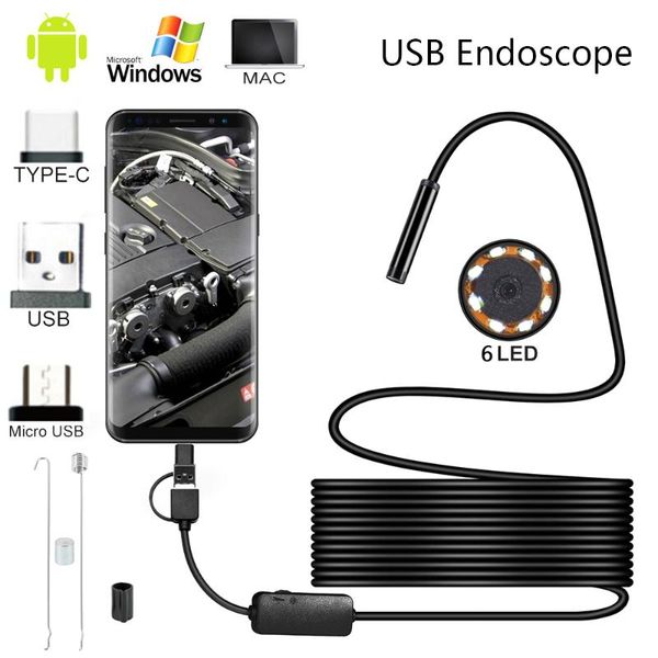 cameras 5.5mm flexible ip67 waterproof micro usb inspection borescope for android pc notebook 6leds adjustable 
cameras 5.5mm flexible ip67 waterproof micro usb inspection borescope for android pc notebook 6leds adjustable