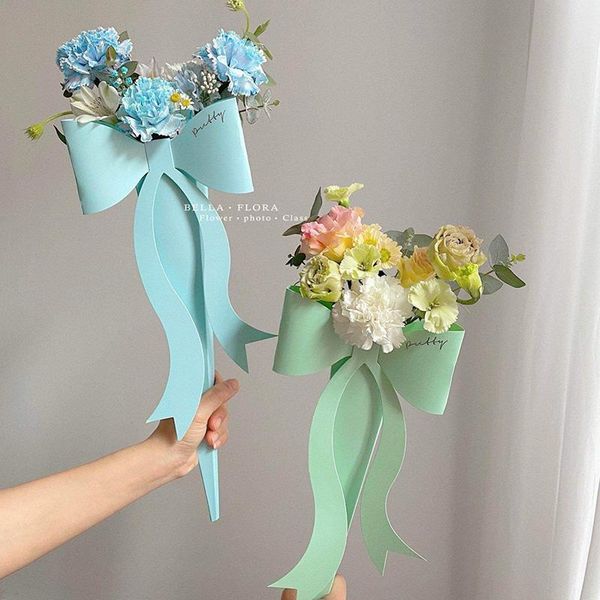 gift wrap single bouquet flower packaging box with bowknot valentine's day folding diy portable wrapping supplies
gift wrap single bouquet flower packaging box with bowknot valentine's day folding diy portable wrapping supplies