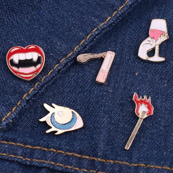 pins, brooches cartoon brooch woman wine glass mouth cigarette badges man clothing bag jewelry pins fashion simple trendy cute metal broszka, Gray
pins, brooches cartoon brooch woman wine glass mouth cigarette badges man clothing bag jewelry pins fashion simple trendy cute metal broszka, Gray