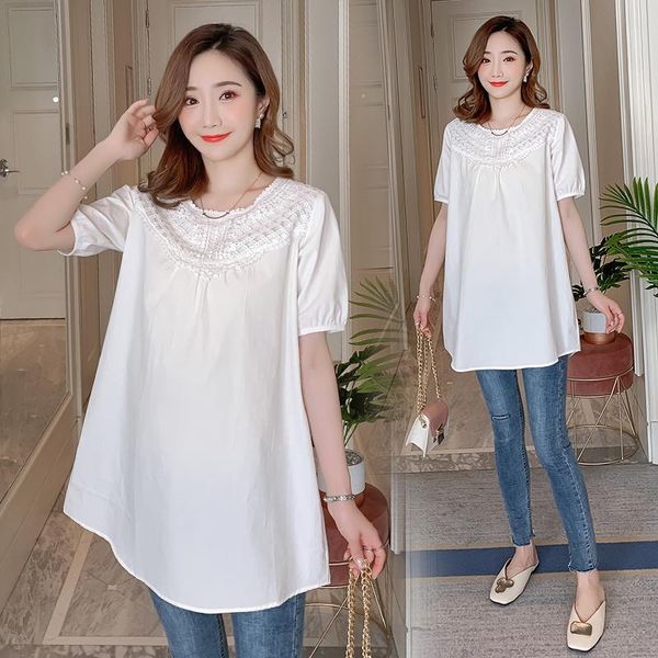 maternity dresses 918# clothes spring autumn cotton long sleeve loose lace patchwork dress for pregnant women mom, White
maternity dresses 918# clothes spring autumn cotton long sleeve loose lace patchwork dress for pregnant women mom, White