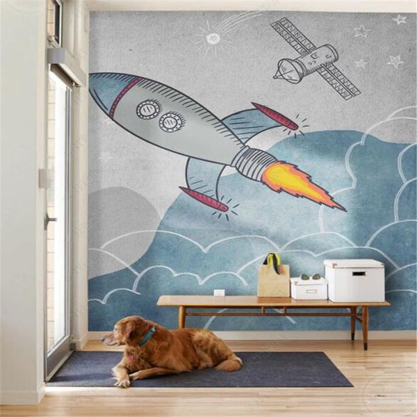 wallpapers custom size hand-painted children's room rocket planet 3d po wall paper kids bedroom decor mural self-adhesive wallpaper
wallpapers custom size hand-painted children's room rocket planet 3d po wall paper kids bedroom decor mural self-adhesive wallpaper