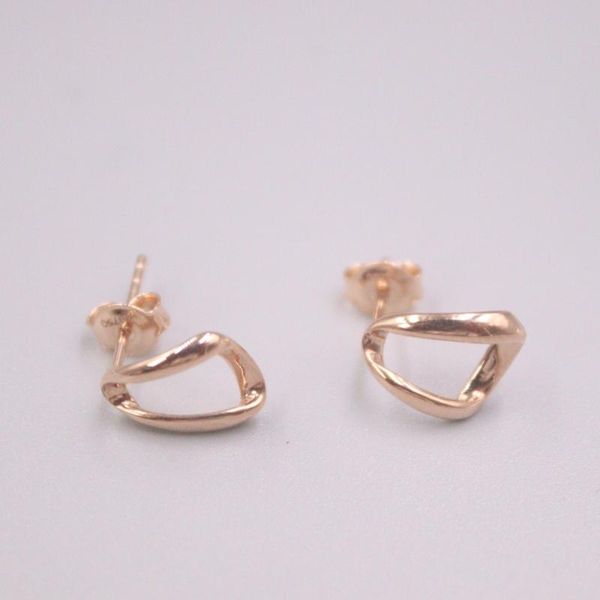 stud pure 18k rose gold earrings women gift lucky hollow twisted irregular / 1.6g au750, Golden;silver
stud pure 18k rose gold earrings women gift lucky hollow twisted irregular / 1.6g au750, Golden;silver