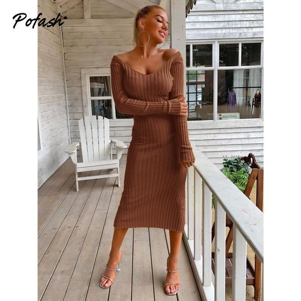 pofash knitted solid striped midi dress women sweater backless long sleeves slim autmn winter club party dresses 2021 casual, Black;gray
pofash knitted solid striped midi dress women sweater backless long sleeves slim autmn winter club party dresses 2021 casual, Black;gray