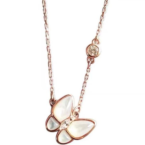 pendant necklaces butterfly necklace female white mother-of-pearl niche design sense clavicle chain simple temperament jewelry, Silver
pendant necklaces butterfly necklace female white mother-of-pearl niche design sense clavicle chain simple temperament jewelry, Silver