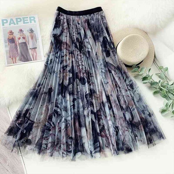 vintage ink print women skirt summer long floral pleated high waist a-line skirts mujer faldas, Black
vintage ink print women skirt summer long floral pleated high waist a-line skirts mujer faldas, Black